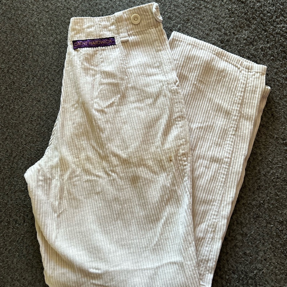 Cathy Hardwick ✨ Corduroy Straight Leg Pants 👖